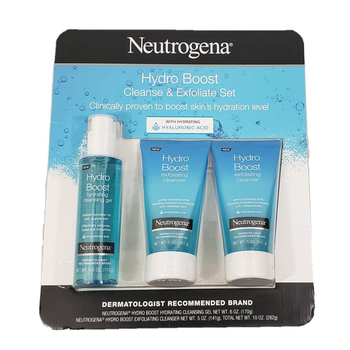 Neutrogena Hydro Boost Hydrating + 2 Daily Cream Cleansing Gel Hyaluronic Acid