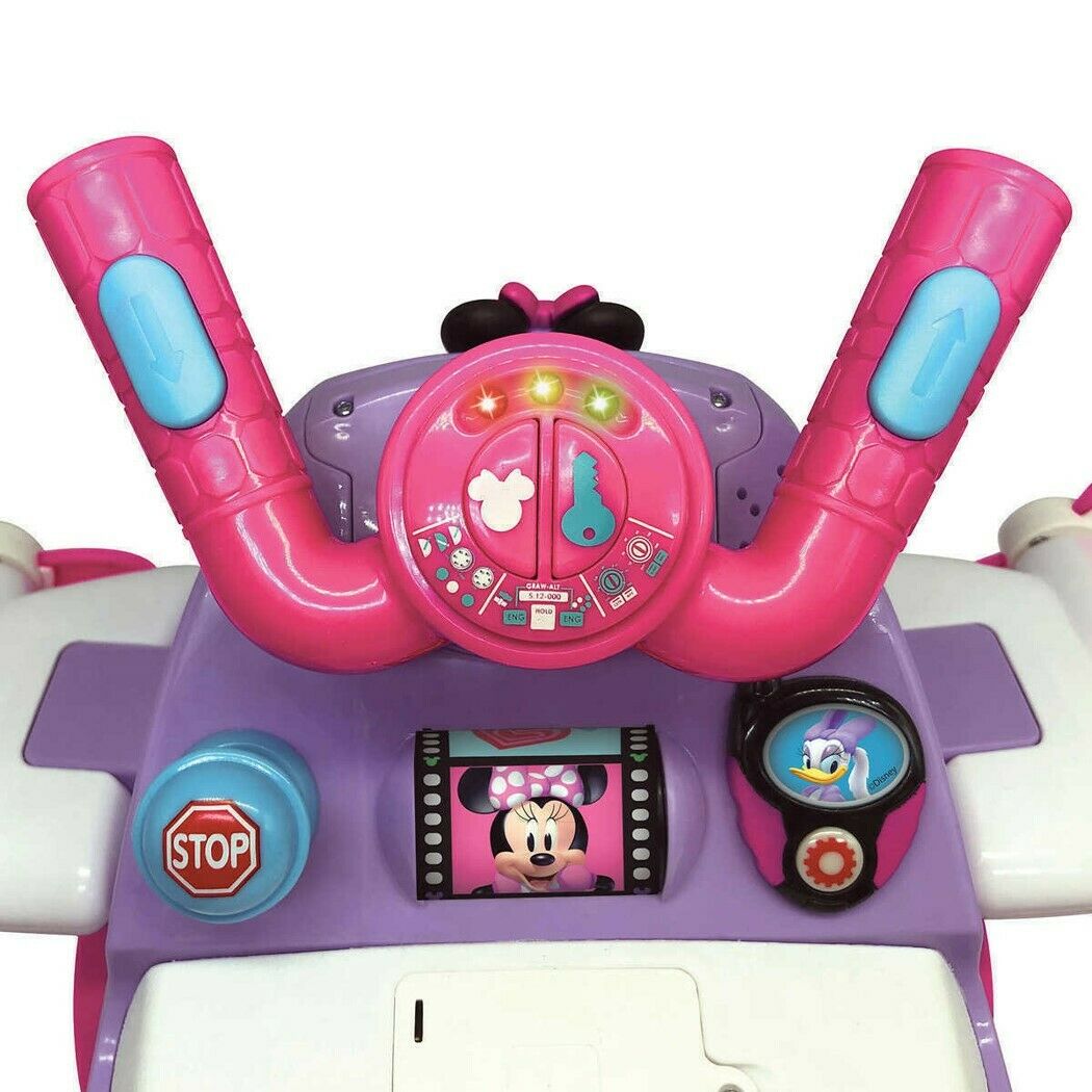 Minnie Mouse Ride On Lights N' Sounds Activity Plane