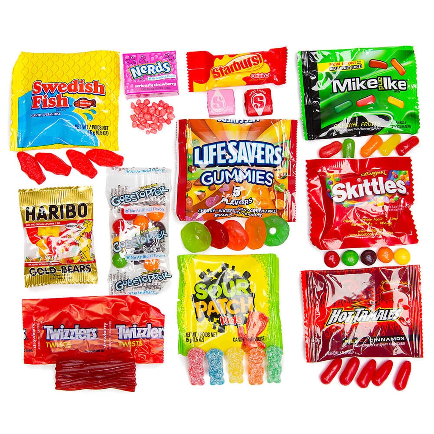 Funhouse Candy Variety Twizzlers Starburst Sour Patch Kids Halloween Treats 92oz
