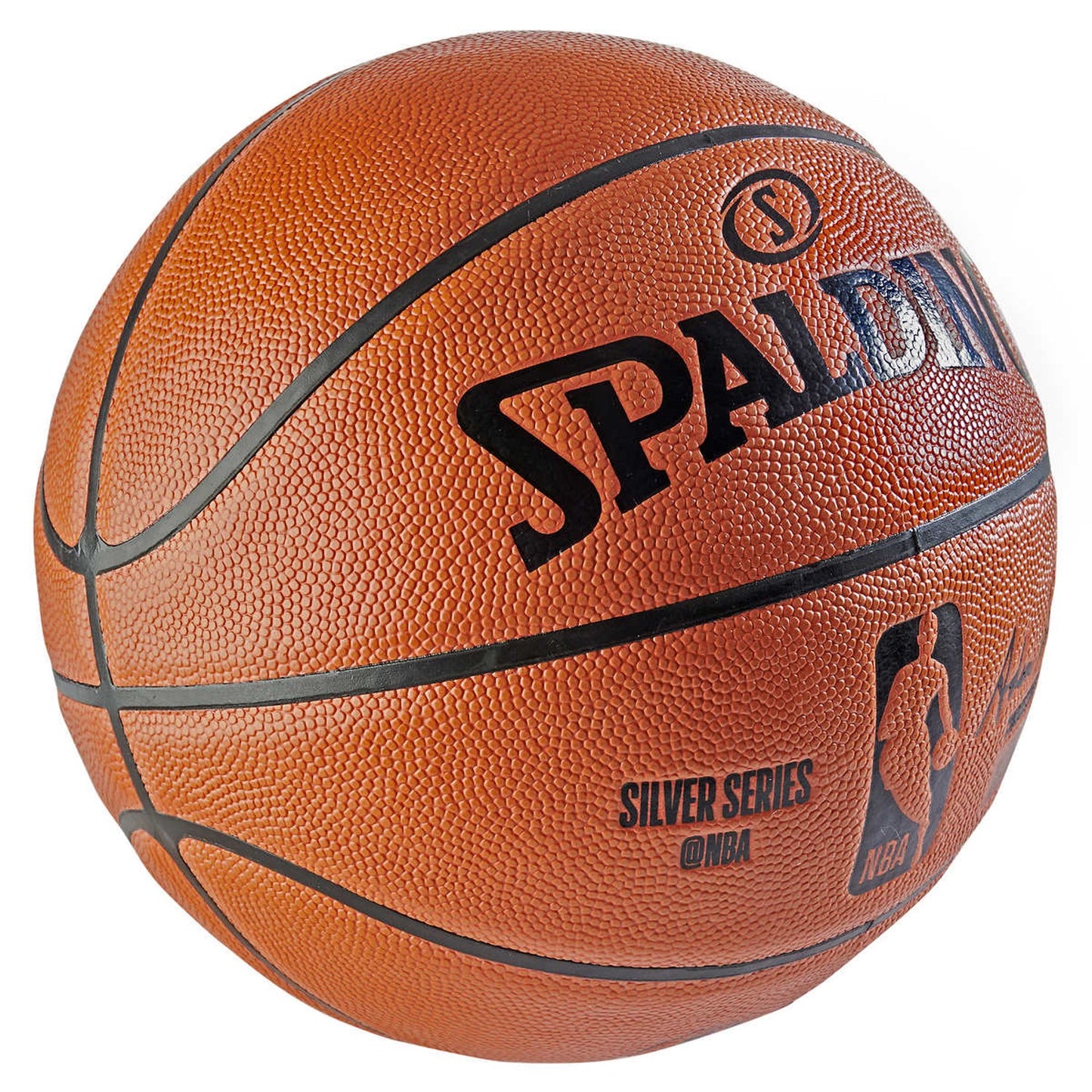 Spalding NBA Game Ball Replica Silver Series Basketball 29.5" Full Size