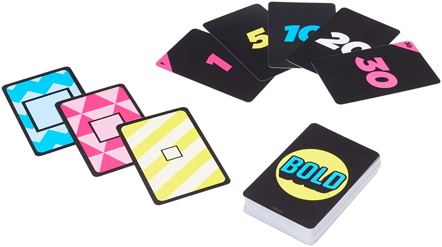 Mattel Card Game Bold To win the BOLD card game you need memory