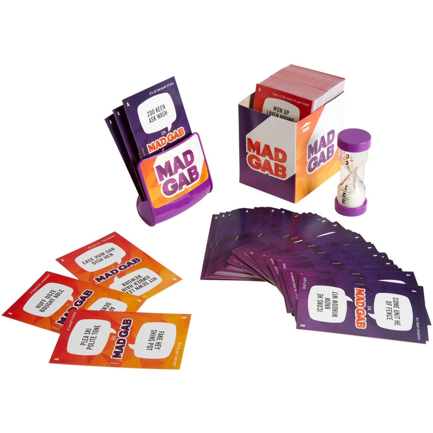 Mattel Card Game Mad Gab It's not what you SAY, it's what you HEAR!