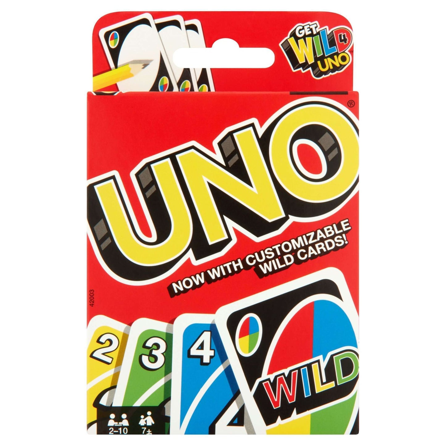Mattel Card Game UNO Color & Number Matching Card Game