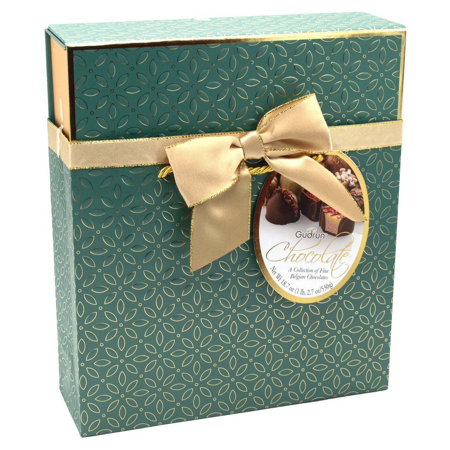 Gudrun Collection of Fine Belgian Chocolates Best Gift this Holidays - Green Box