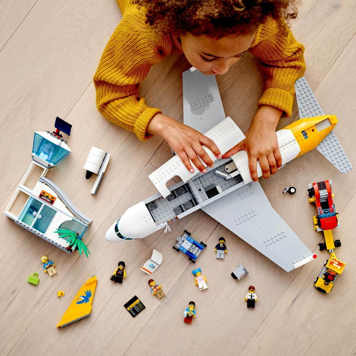 LEGO City Passenger Airplane 60262 Building Toy for Kids 669 Pieces