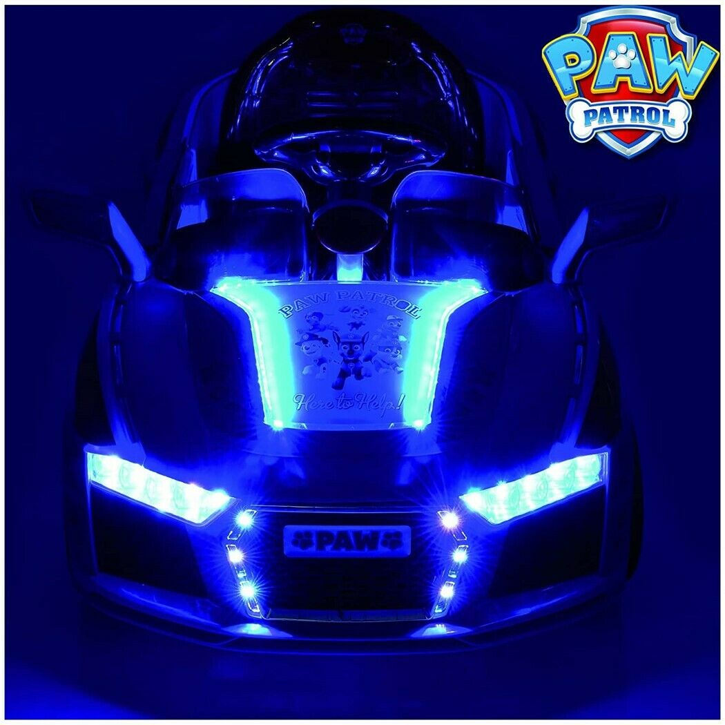 Paw Patrol Ride-On E-Cruiser 6V Electric Car Sound Effects & LED Lights