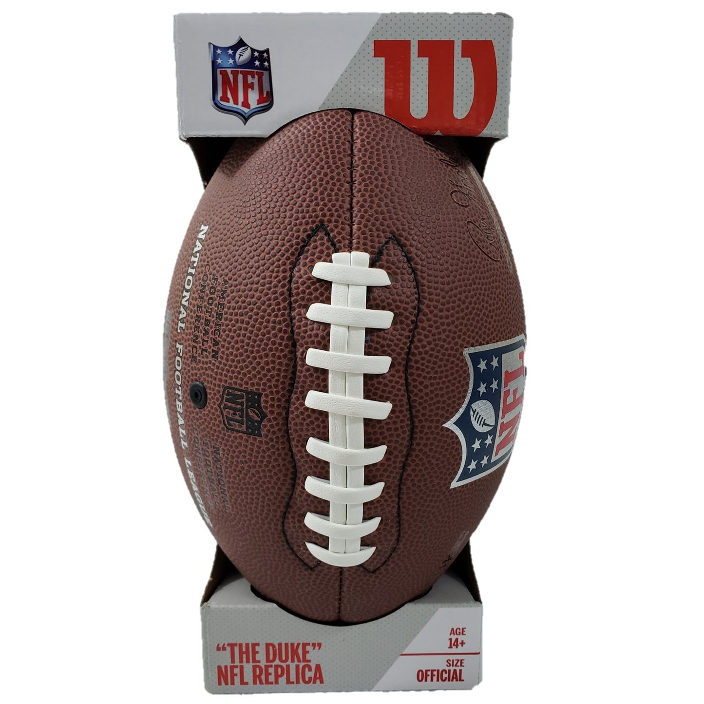 Wilson Football Size Official 14+ "The Duke" NFL Replica