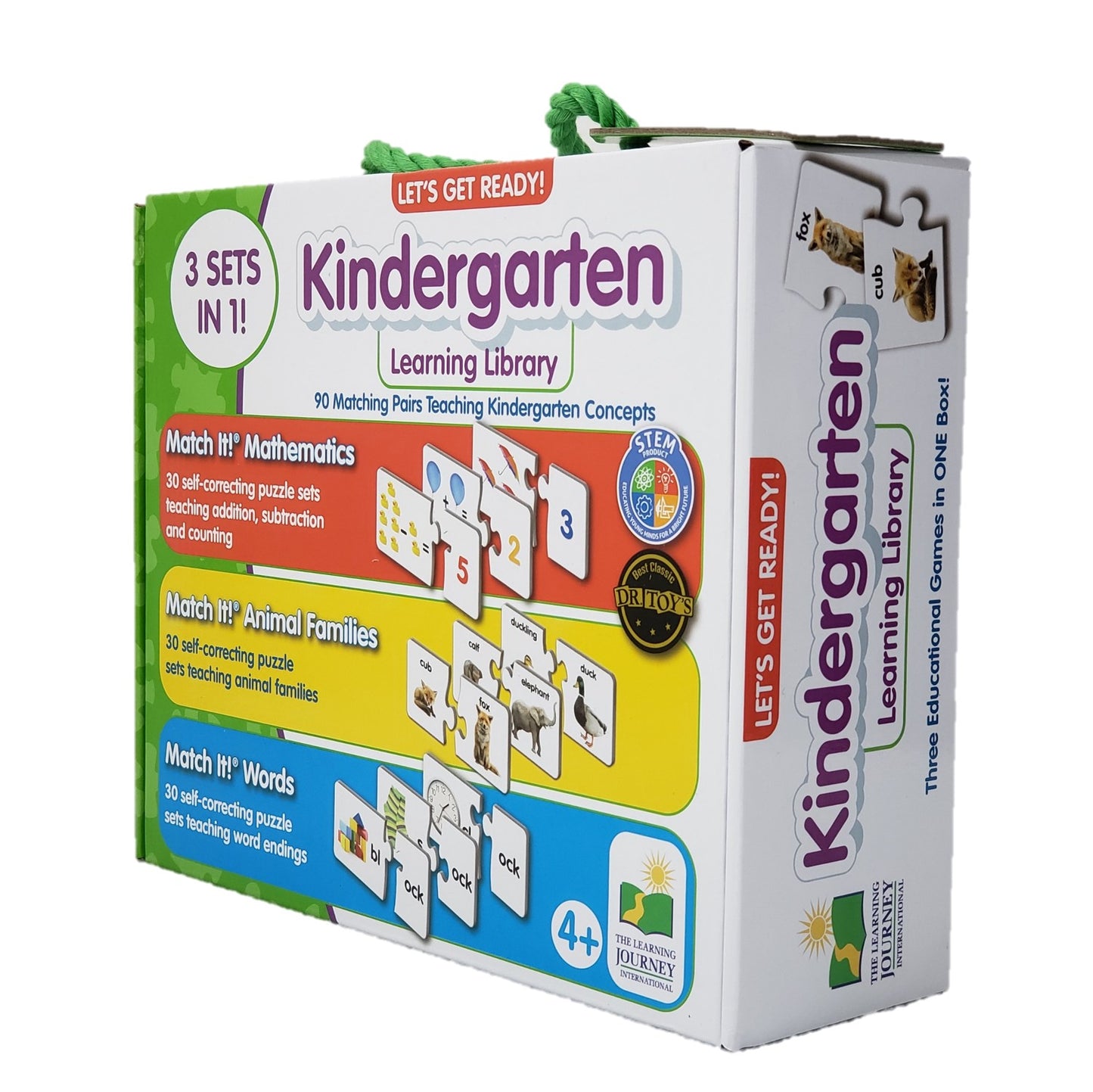 Learning Library Kindergarten Mathematics, Animal Families, Words - 3 Sets in 1