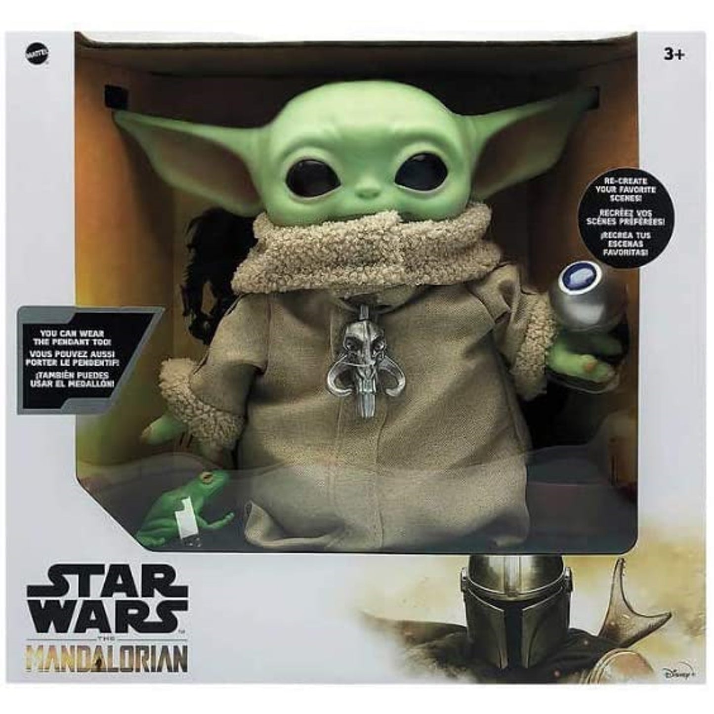 Star Wars Disney The Child Baby Yoda The Mandalorian with 4 Accessories 12" Tall