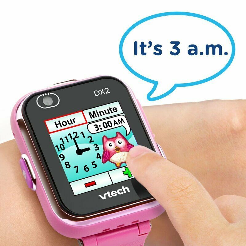 Vtech Kidizoom Watch DX2 Pink Smartwatch for Kids Dual Camera Motion Time Games
