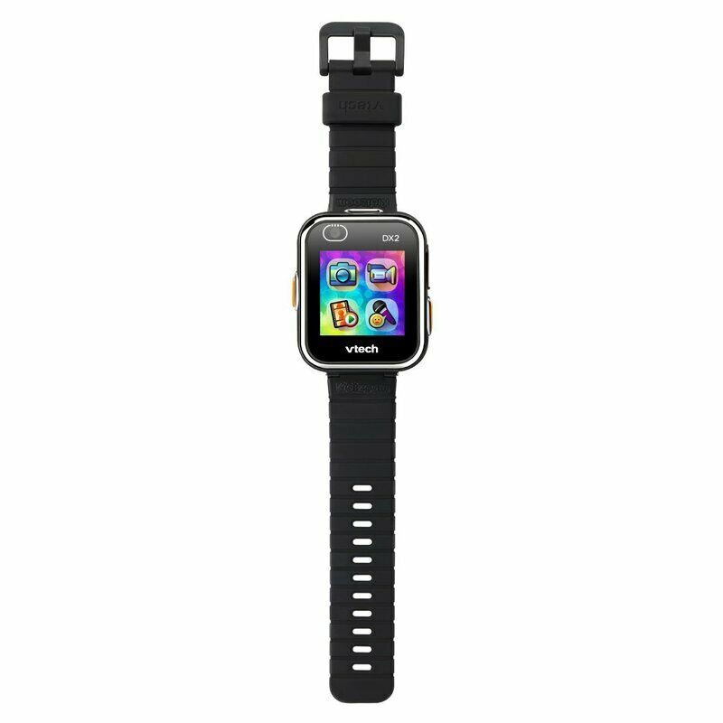 Vtech Kidizoom Watch DX2 Black Smartwatch for Kids Dual Camera Motion Time Games
