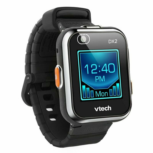 Vtech Kidizoom Watch DX2 Black Smartwatch for Kids Dual Camera Motion Time Games
