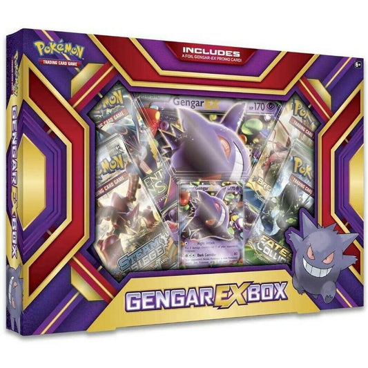 Pokémon Trading Card Game set Gengar-EX Box 4 Pokémon TCG booster packs
